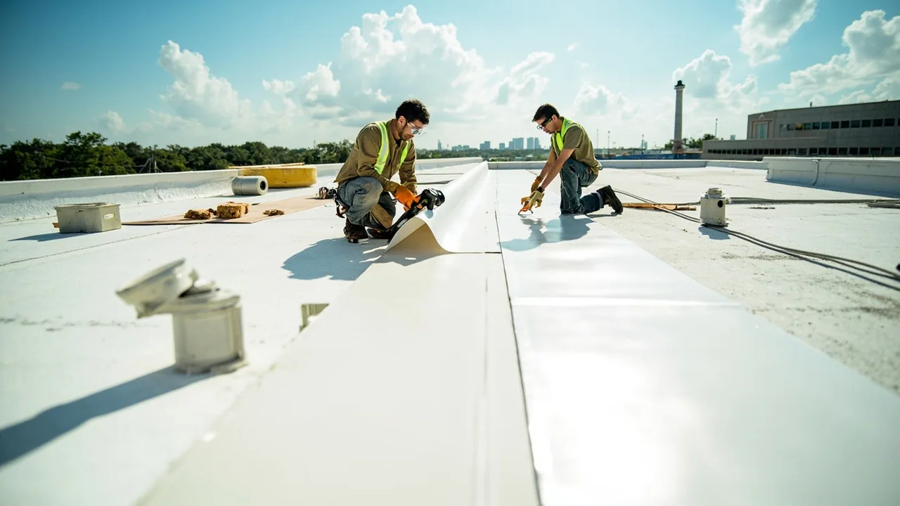 PVC membrane installation in Orange, CA PVC membrane installation in Orange, CA